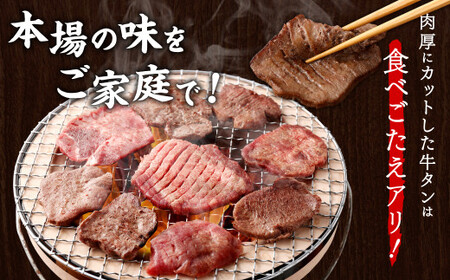 牛タン 仙台名物 厚切り 牛たん 焼肉 食べ比べ セット 750g （ 塩味 味噌漬け 大 ）