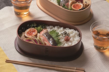 185P6005 【大館曲げわっぱ】小判弁当（大） 【配送日指定不可】